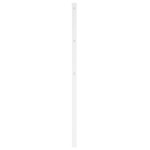 vidaXL Tăblie de pat metalică, alb, 100 cm