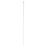 vidaXL Tăblie de pat metalică, alb, 150 cm
