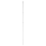 vidaXL Tăblie de pat metalică, alb, 160 cm
