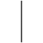 vidaXL Tăblie de pat metalică, negru, 75 cm