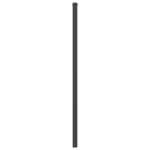 vidaXL Tăblie de pat metalică, negru, 107 cm vidaXL Tăblie de pat metalică, negru, 107 cm