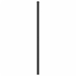 vidaXL Tăblie de pat metalică, negru, 140 cm