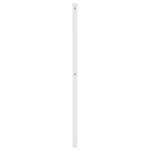 vidaXL Tăblie de pat metalică, alb, 160 cm