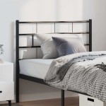 vidaXL Tăblie de pat metalică, negru, 100 cm vidaXL Tăblie de pat metalică, negru, 100 cm