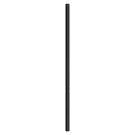 vidaXL Tăblie de pat metalică, negru, 135 cm