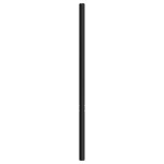 vidaXL Tăblie de pat metalică, negru, 180 cm