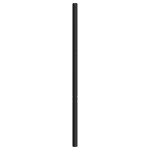 vidaXL Tăblie de pat metalică, negru, 200 cm