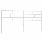 vidaXL Tăblie de pat metalică, alb, 200 cm vidaXL Tăblie de pat metalică, alb, 200 cm