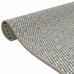 vidaXL Covor traversă aspect sisal, platina, 50x150 cm