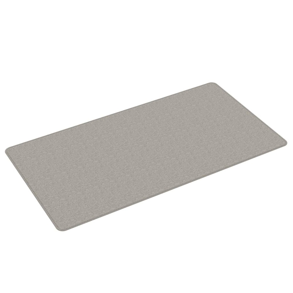 vidaXL Covor traversă aspect sisal, gri taupe, 80x150 cm
