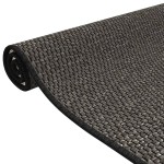 vidaXL Covor traversă aspect sisal, antracit, 50x150 cm