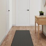 vidaXL Covor traversă aspect sisal, antracit, 50x200 cm vidaXL Covor traversă aspect sisal, antracit, 50x200 cm