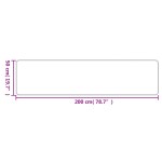 vidaXL Covor traversă aspect sisal, antracit, 50x200 cm vidaXL Covor traversă aspect sisal, antracit, 50x200 cm