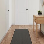 vidaXL Covor traversă aspect sisal, antracit, 50x300 cm vidaXL Covor traversă aspect sisal, antracit, 50x300 cm