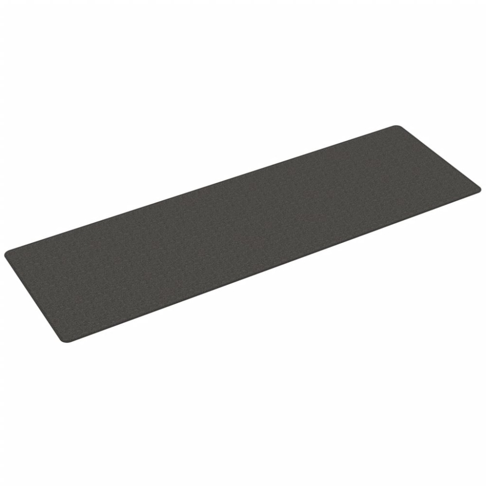 vidaXL Covor traversă aspect sisal, antracit, 80x250 cm