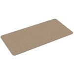 vidaXL Covor traversă aspect sisal, nisipiu, 50x100 cm