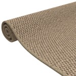 vidaXL Covor traversă aspect sisal, nisipiu, 80x150 cm vidaXL Covor traversă aspect sisal, nisipiu, 80x150 cm