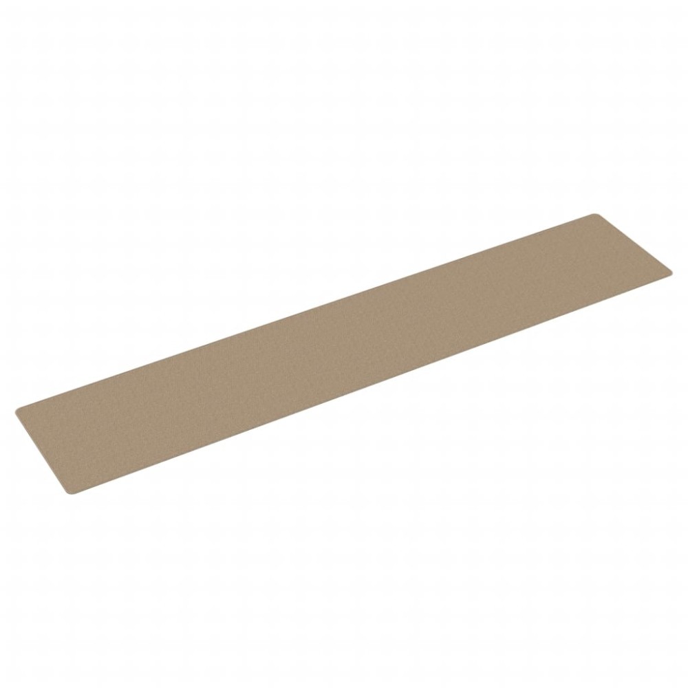 vidaXL Covor traversă aspect sisal, nisipiu, 80x400 cm