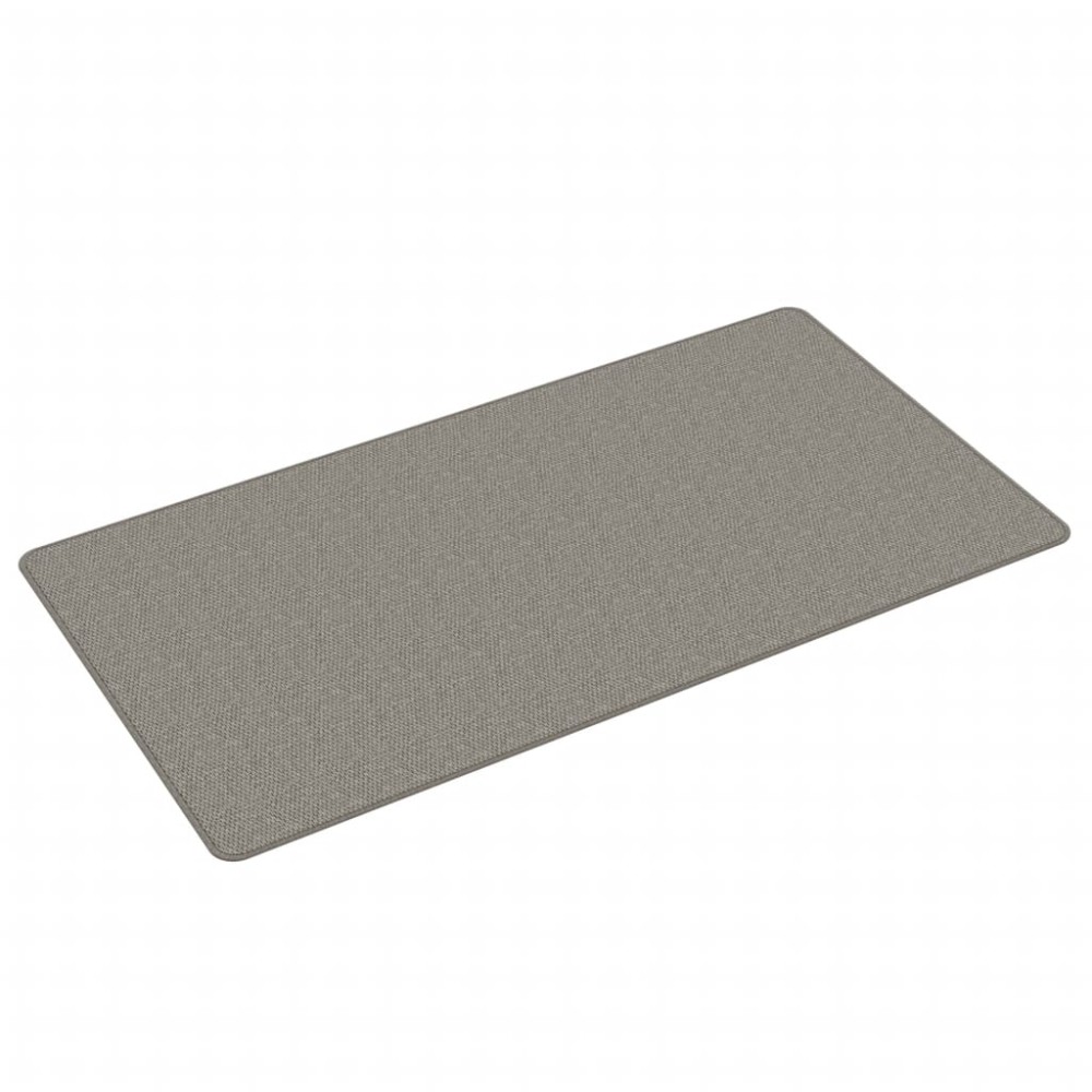 vidaXL Covor traversă cu aspect sisal, argintiu, 80x150 cm