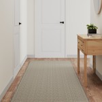 vidaXL Covor traversă cu aspect sisal, argintiu, 80x300 cm vidaXL Covor traversă cu aspect sisal, argintiu, 80x300 cm