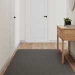 vidaXL Covor traversă, antracit, 100x180 cm vidaXL Covor traversă, antracit, 100x180 cm