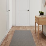 vidaXL Covor traversă, gri, 60x180 cm vidaXL Covor traversă, gri, 60x180 cm