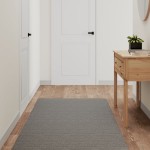 vidaXL Covor traversă, gri, 80x180 cm vidaXL Covor traversă, gri, 80x180 cm
