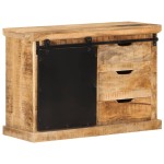 vidaXL Dulap, 80x30x55 cm, lemn masiv de mango brut vidaXL Dulap, 80x30x55 cm, lemn masiv de mango brut