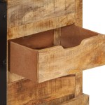 vidaXL Dulap, 80x30x55 cm, lemn masiv de mango brut vidaXL Dulap, 80x30x55 cm, lemn masiv de mango brut