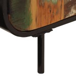 vidaXL Dulap, 140x35x70 cm, lemn masiv reciclat și metal vidaXL Dulap, 140x35x70 cm, lemn masiv reciclat și metal