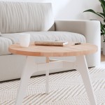 vidaXL Blat de masă rotund, Ø60x2,5 cm, lemn masiv de fag vidaXL Blat de masă rotund, Ø60x2,5 cm, lemn masiv de fag