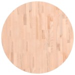 vidaXL Blat de masă rotund, Ø80x2,5 cm, lemn masiv de fag vidaXL Blat de masă rotund, Ø80x2,5 cm, lemn masiv de fag