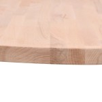 vidaXL Blat de masă rotund, Ø50x4 cm, lemn masiv de fag vidaXL Blat de masă rotund, Ø50x4 cm, lemn masiv de fag