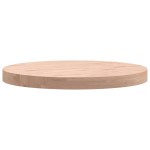 vidaXL Blat de masă rotund, Ø50x4 cm, lemn masiv de fag vidaXL Blat de masă rotund, Ø50x4 cm, lemn masiv de fag