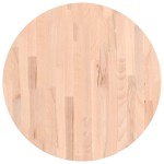 vidaXL Blat de masă rotund, Ø60x4 cm, lemn masiv de fag vidaXL Blat de masă rotund, Ø60x4 cm, lemn masiv de fag