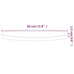 vidaXL Blat de masă rotund, Ø30x1,5 cm, lemn masiv de fag vidaXL Blat de masă rotund, Ø30x1,5 cm, lemn masiv de fag