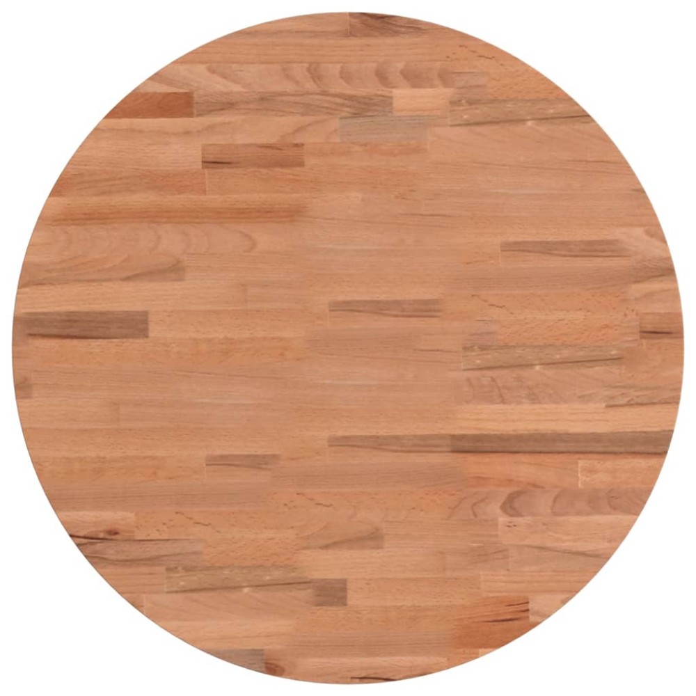vidaXL Blat de masă rotund, Ø50x1,5 cm, lemn masiv de fag