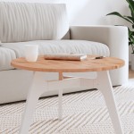 vidaXL Blat de masă rotund, Ø60x1,5 cm, lemn masiv de fag vidaXL Blat de masă rotund, Ø60x1,5 cm, lemn masiv de fag