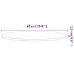 vidaXL Blat de masă rotund, Ø60x1,5 cm, lemn masiv de fag vidaXL Blat de masă rotund, Ø60x1,5 cm, lemn masiv de fag