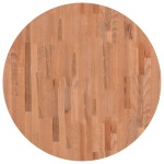 vidaXL Blat de masă rotund, Ø80x1,5 cm, lemn masiv de fag vidaXL Blat de masă rotund, Ø80x1,5 cm, lemn masiv de fag
