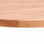 vidaXL Blat de masă rotund, Ø80x1,5 cm, lemn masiv de fag vidaXL Blat de masă rotund, Ø80x1,5 cm, lemn masiv de fag