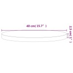 vidaXL Blat de masă rotund, Ø40x2,5 cm, lemn masiv de fag vidaXL Blat de masă rotund, Ø40x2,5 cm, lemn masiv de fag