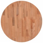 vidaXL Blat de masă rotund, Ø60x4 cm, lemn masiv de fag vidaXL Blat de masă rotund, Ø60x4 cm, lemn masiv de fag