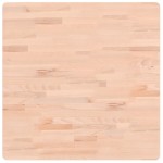 vidaXL Blat de masă pătrat, 70x70x1,5 cm, lemn masiv de fag