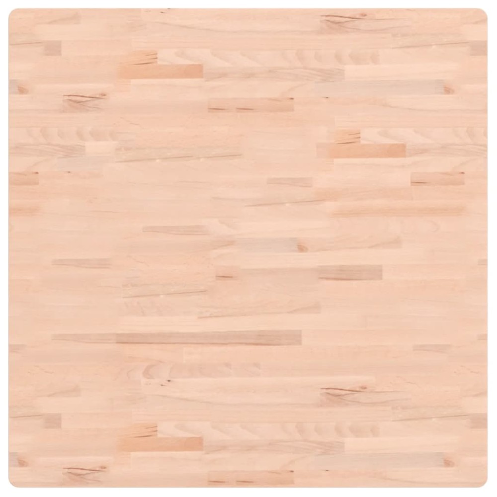vidaXL Blat de masă pătrat, 90x90x2,5 cm, lemn masiv de fag