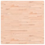 vidaXL Blat de masă pătrat, 90x90x2,5 cm, lemn masiv de fag