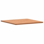 vidaXL Blat de masă pătrat, 80x80x2,5 cm, lemn masiv de fag