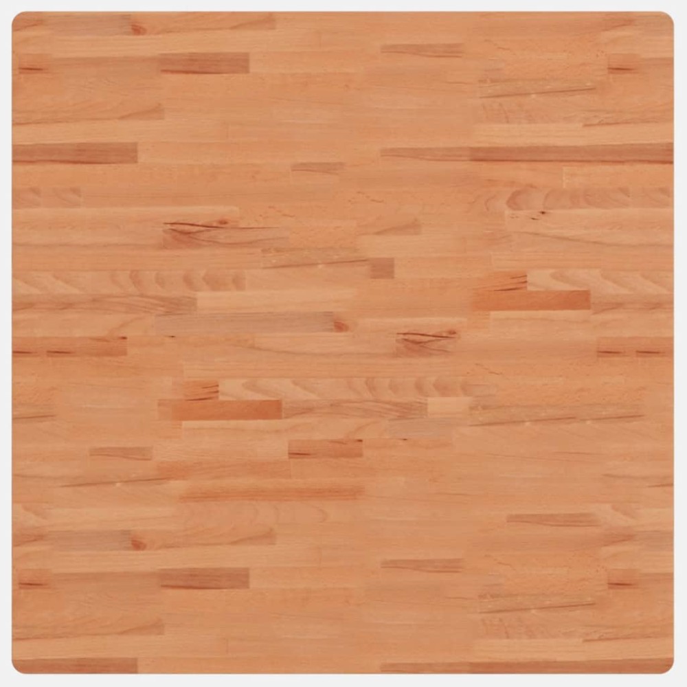 vidaXL Blat de masă pătrat, 90x90x2,5 cm, lemn masiv de fag