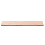 vidaXL Blat de baie, 100x50x1,5 cm, lemn masiv de fag vidaXL Blat de baie, 100x50x1,5 cm, lemn masiv de fag