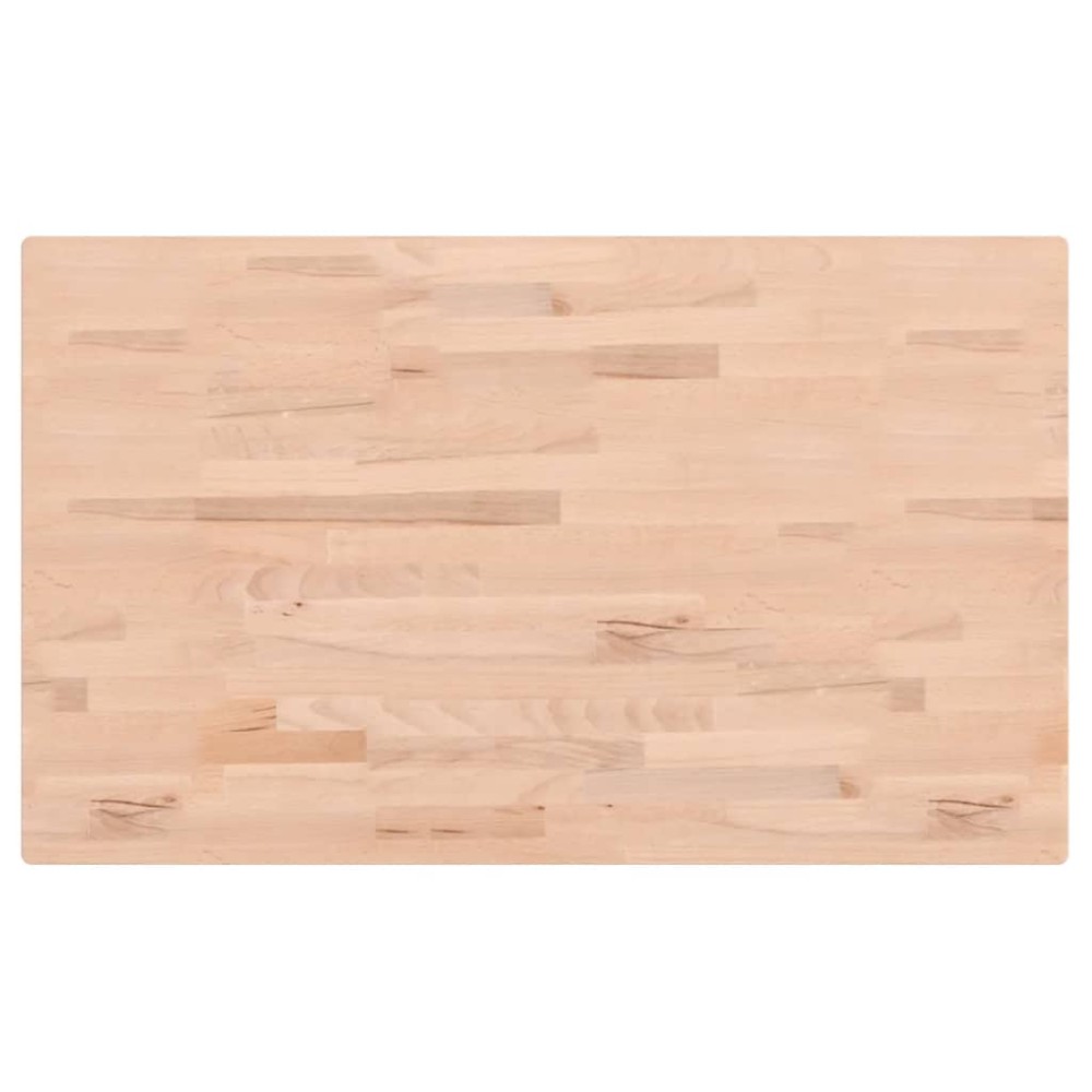 vidaXL Blat de baie, 100x60x1,5 cm, lemn masiv de fag
